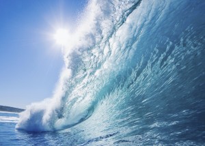 Blue Ocean Wave
