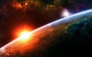 space-sunrise